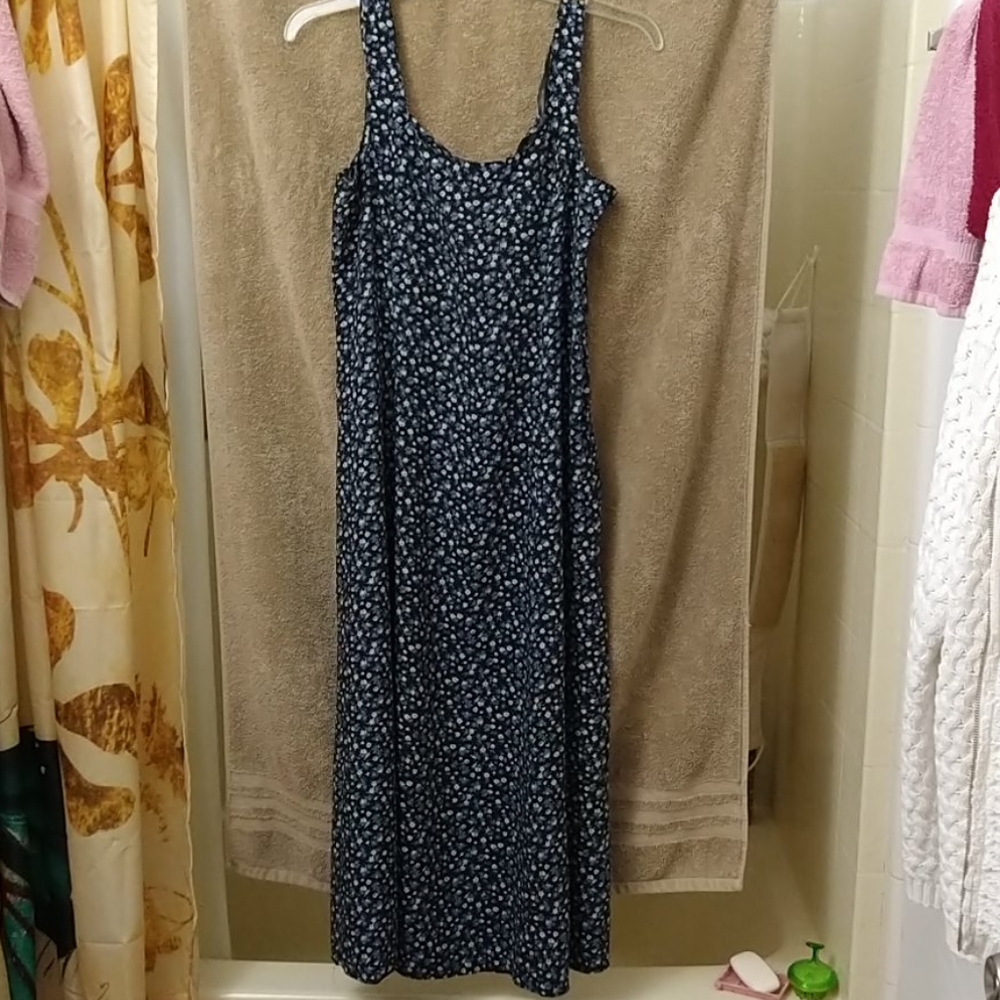 Women's sleeveless long dress, Sostanza, size L